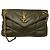 Autre Marque Borsa a tracolla Saint Laurent Small Loulou Puffer Monogram in nappa matelassé verde oliva