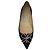 Jimmy Choo Ballerine in raso con punta a s punta e cristalli viola - vista 4