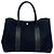 Borsa Tote Garden Party 36 Hermès in Toile e Negonda Nera Nero