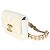 Gabrielle Borsa cintura a catena Chanel Melody in pelle caviar matelassé bianca - vista 3