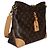 Louis Vuitton Natural Monogram Canvas Odeon MM Marrone - vista 4