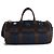 Transport pour chien Hermès en toile Navy PHW Marron Bleu - vue 8