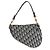 Christian Dior Medium Saddle Bag aus Blue Oblique Jacquard-Canvas - Ansicht 2