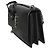 Autre Marque Borsa Sunset Medium Monogram in pelle di vitello embossed croc nera Saint Laurent Nero - vista 3