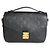 Louis Vuitton Black Monogram Empreinte Pochette Metis Nero - vista 8
