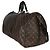 Louis Vuitton Monogram Macassar Canvas Keepall Bandouliere 55 Marrom - vista 3