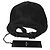 Autre Marque Saint Laurent Baseballkappe aus schwarzer Gabardine-Baumwolle mit gesticktem Logo Medium - Ansicht 4