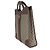 Gucci Beige GG Supreme Canvas Textured Calfskin Web Medium Ophidia Slip Handle T - Ansicht 3