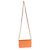 Portafoglio Chanel Classic Wallet On Chain in vernice matelassé arancione scuro - vista 5