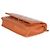 Portafoglio Chanel Classic Wallet On Chain in vernice matelassé arancione scuro - vista 6