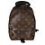 Mochila Mini Palm Springs de lona Monogram Louis Vuitton Castaño
