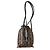 Mochila Mini Palm Springs de lona Monogram Louis Vuitton Castaño - vista 2