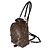 Mochila Mini Palm Springs de lona Monogram Louis Vuitton Castaño - vista 3