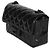 Gabrielle Borsa Chanel So Black Mini Rectangular Flap in pelle verniciata matelassé Nero - vista 3
