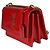 Autre Marque Saint Laurent Borsa a Catena Sunset Monogramma Piccola in Vernice Rossa - vista 3