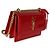 Autre Marque Saint Laurent Borsa a Catena Sunset Monogramma Piccola in Vernice Rossa - vista 4