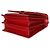 Autre Marque Saint Laurent Borsa a Catena Sunset Monogramma Piccola in Vernice Rossa - vista 6