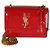 Autre Marque Saint Laurent Borsa a Catena Sunset Monogramma Piccola in Vernice Rossa - vista 8