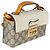 Bolsa de Ombro e Mão Mini Padlock Gucci em Lona GG Supreme Laranja - vista 4