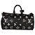 Louis Vuitton Black Cream Giant Monogram Empreinte Keepall Bandouliere 45 - vista 2