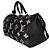 Louis Vuitton Black Cream Giant Monogram Empreinte Keepall Bandouliere 45 - vista 3