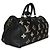 Louis Vuitton Black Cream Giant Monogram Empreinte Keepall Bandouliere 45 - vista 4