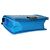Borsa Chanel Boy Old Medium in vernice matelassé blu - vista 7