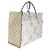 Louis Vuitton Kaki Beige Giant Monogram Canvas Onthego GM Nero Bianco Multicolore Verde - vista 4