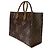 Louis Vuitton Monogram Reverse Canvas Onthego GM Braun - Ansicht 3