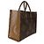 Louis Vuitton Monogram Reverse Canvas Onthego GM Braun - Ansicht 4