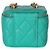 Beauty case Chanel Green Quilted Caviar Sweetheart con catena Verde - vista 2