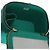 Beauty case Chanel Green Quilted Caviar Sweetheart con catena Verde - vista 5