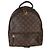 Mochila Palm Springs MM de lona Monogram Louis Vuitton Castaño - vista 8