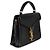 Autre Marque Saint Laurent Mini Cassandra Top Handle Bag aus schwarzem glattem Kalbsleder - Ansicht 2