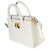 Borsa Tote Small St. Honore Christian Dior in vitello bianco - vista 3