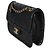 Gabrielle Borsa Small My Own Frame in vitello trapuntato intrecciato nero Chanel - vista 3