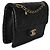 Gabrielle Borsa Small My Own Frame in vitello trapuntato intrecciato nero Chanel - vista 4