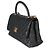 Gabrielle Bolsa Chanel Medium Coco Top Handle em couro caviar matelassé preto - vista 3