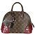 Louis Vuitton Aurore Monogram Shine Canvas Alma PM Marrone - vista 8