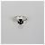 David Yurman Sterling Silver Onyx and Diamond Chatelaine Ring - view 5