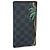 Louis Vuitton Damier Graphite Cobalt Canvas Jungle Brazza Geldbörse Schwarz - Ansicht 4
