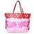 Louis Vuitton Rouge Giant Monogram Escale Canvas Neverfull MM Rosa Multicor