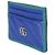 Tarjetero Gucci Marmont Torchon de piel de becerro acolchada azul - vista 3