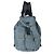 Prada Blue Geometric Print Nylon Tessuto Drawstring Logo Backpack - view 8