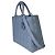 Christian Dior Denim Blue Ultra Matte Calfskin Cannage Large Lady Dior - vista 3