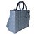 Christian Dior Denim Blue Ultra Matte Calfskin Cannage Large Lady Dior - vista 4