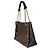 Louis Vuitton Black Monogram Canvas Surene MM Marrone - vista 2