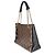 Louis Vuitton Black Monogram Canvas Surene MM Marrone - vista 3