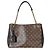Louis Vuitton Black Monogram Canvas Surene MM Marrone - vista 8