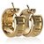 Pendientes de aro Tiffany & Co. Atlas Small 1995 en oro amarillo - vista 3